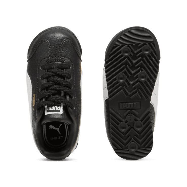 PUMA Roma 24 Standard s' Sneakers in Black/White (TD) Angle 0