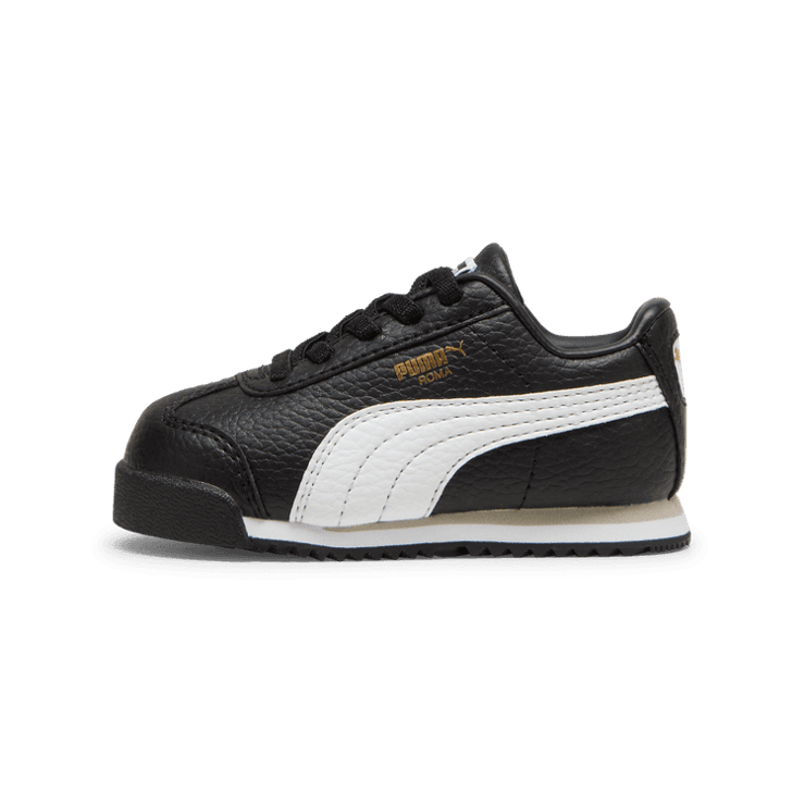 PUMA Roma 24 Standard s' Sneakers in Black/White (TD) Angle 1