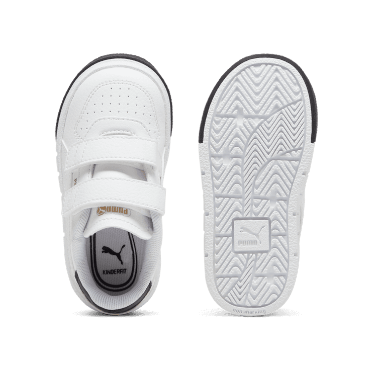 PUMA Cali Court Leather s' Sneakers in White/Black (TD) Angle 0