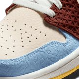 Jordan 1 Mid SE Fearless Maison Chateau Rouge Angle 7