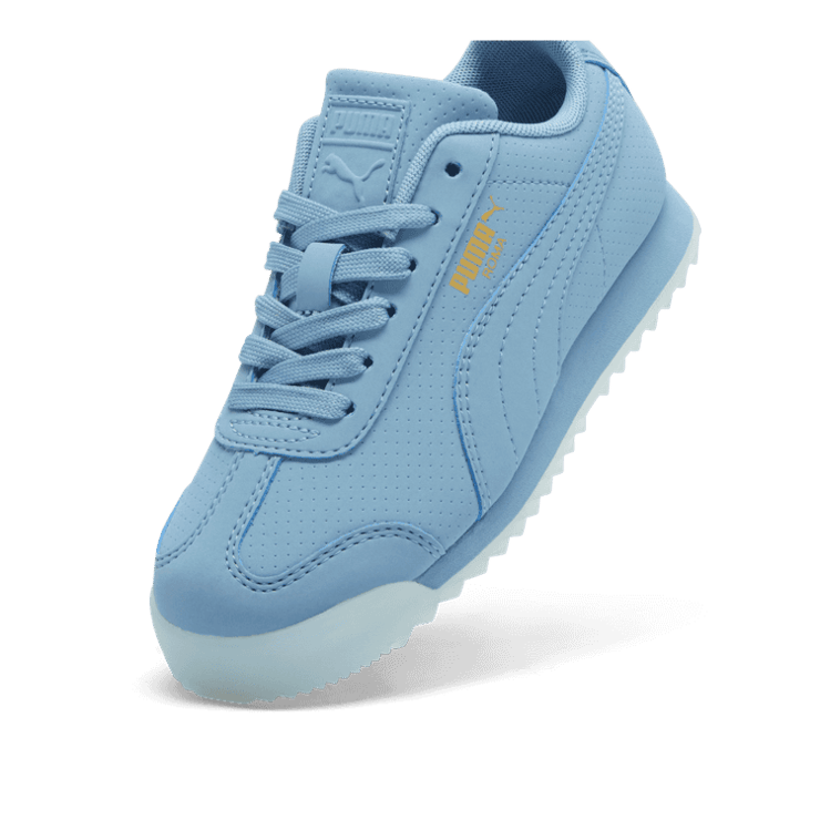 PUMA Roma Reversed Mist Sneakers in Zen Blue/Icy Blue (PS) Angle 2