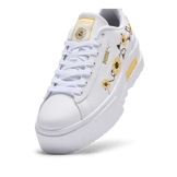 mintページ PUMA Mayze Sunflower Embroidery Sneakers in White/Chocolate