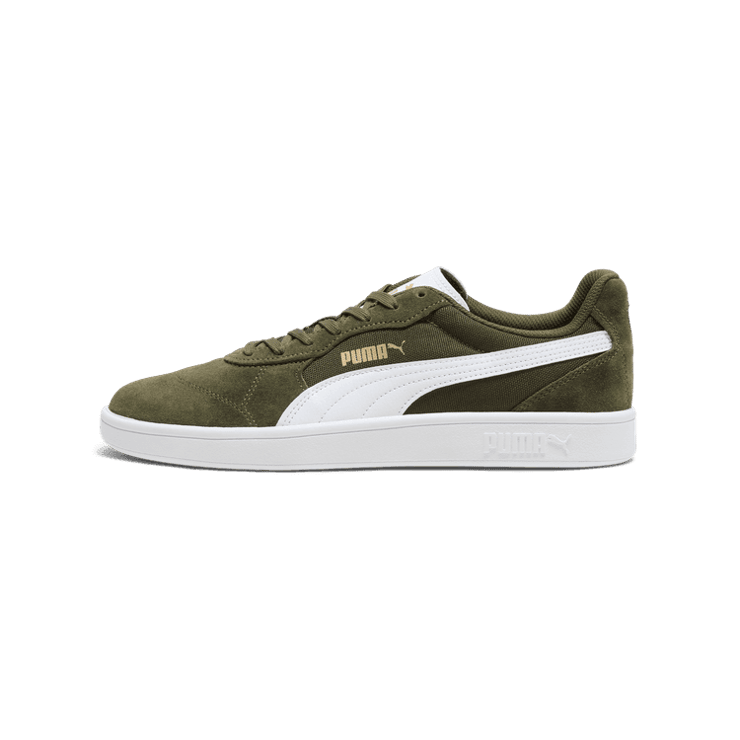 PUMA Astro Play Sneakers in Dark Olive/White Angle 1