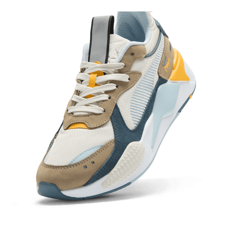 PUMA RS-X NYC Long Run Sneakers in Alpine Snow/Oak Branch/Grey Skies Angle 2