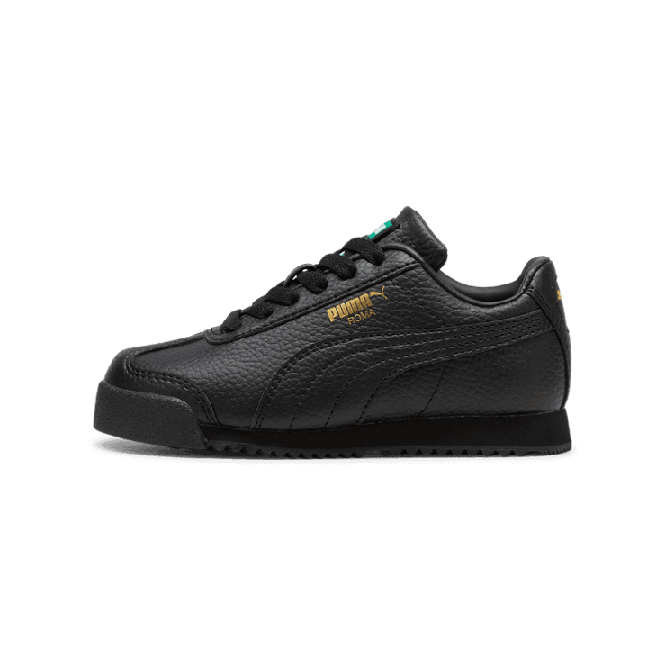 PUMA Roma 24 Standard Sneakers in Black (GS) Angle 1