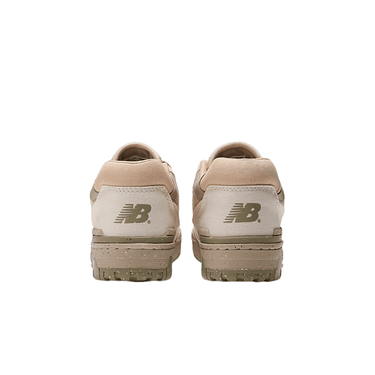 New Balance 550 Canvas Cream Olive Angle 4