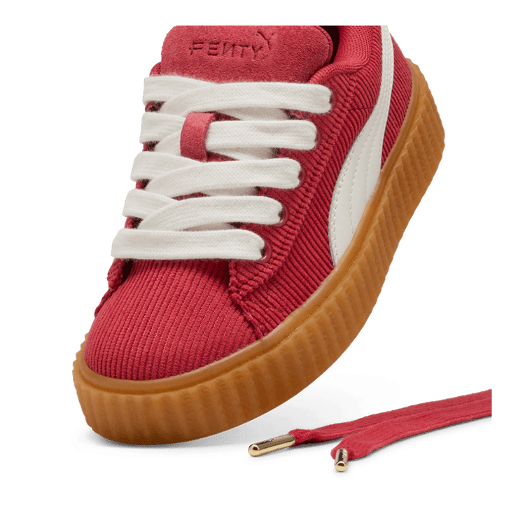 FENTY x PUMA Creeper Phatty In Session s' Sneakers in Club Red/Warm White/Gum (TD) Angle 2