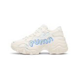 PUMA Pulsar Wedge Cloud Sneakers in Frosted Ivory/Silver Sky/Blue Skies Angle 1