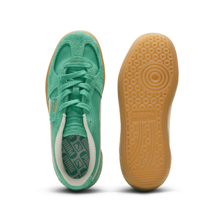 PUMA Palermo Vintage Sneakers in Jade Frost/Frosted Ivory/Gum Angle 0