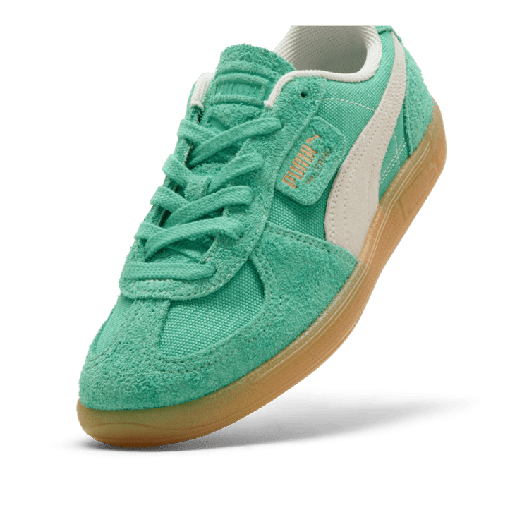 PUMA Palermo Vintage Sneakers in Jade Frost/Frosted Ivory/Gum Angle 2