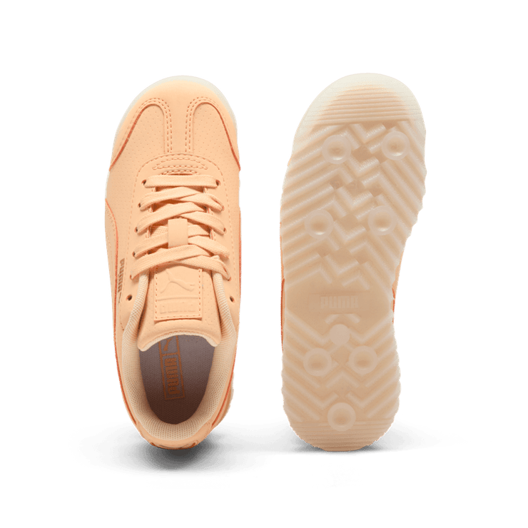 PUMA Roma Reversed Mist Sneakers in Peach Fizz/Icy Blue (PS) Angle 0
