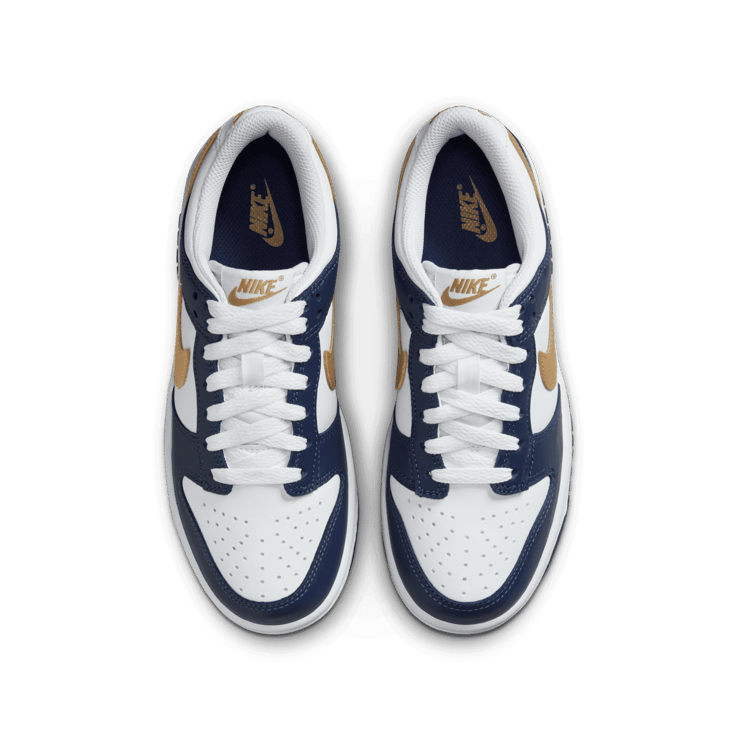 Nike Dunk Low 'Midnight Navy Wheat' (GS) Angle 1