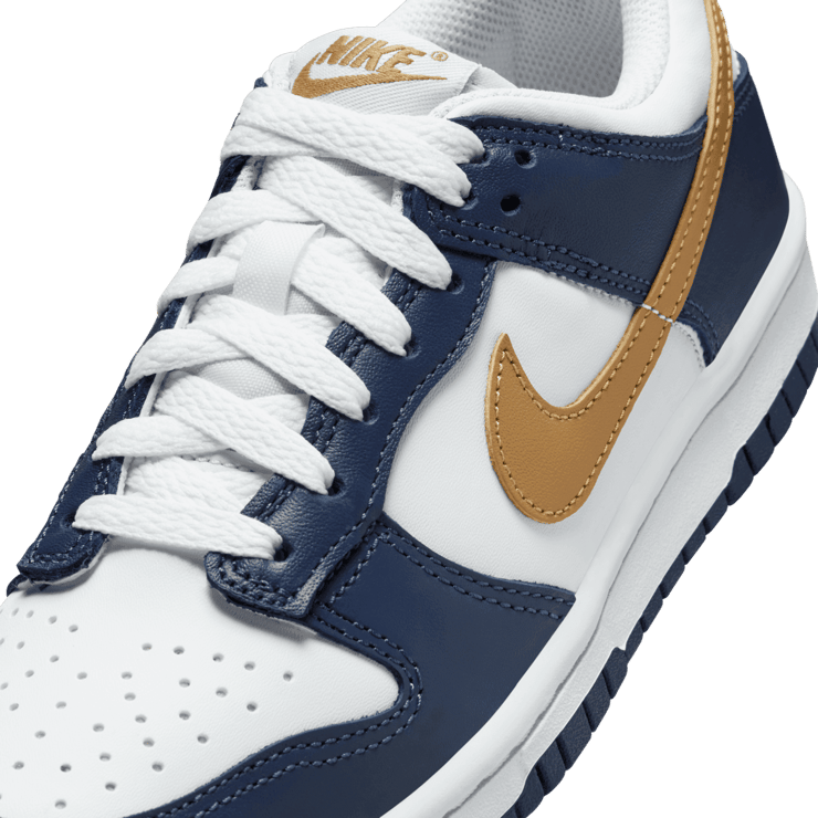 Nike Dunk Low 'Midnight Navy Wheat' (GS) Angle 4