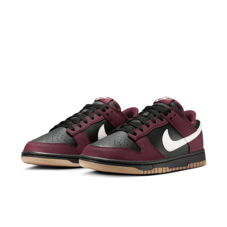 Nike Dunk Low NN Burgundy Crush Black (W) Angle 2