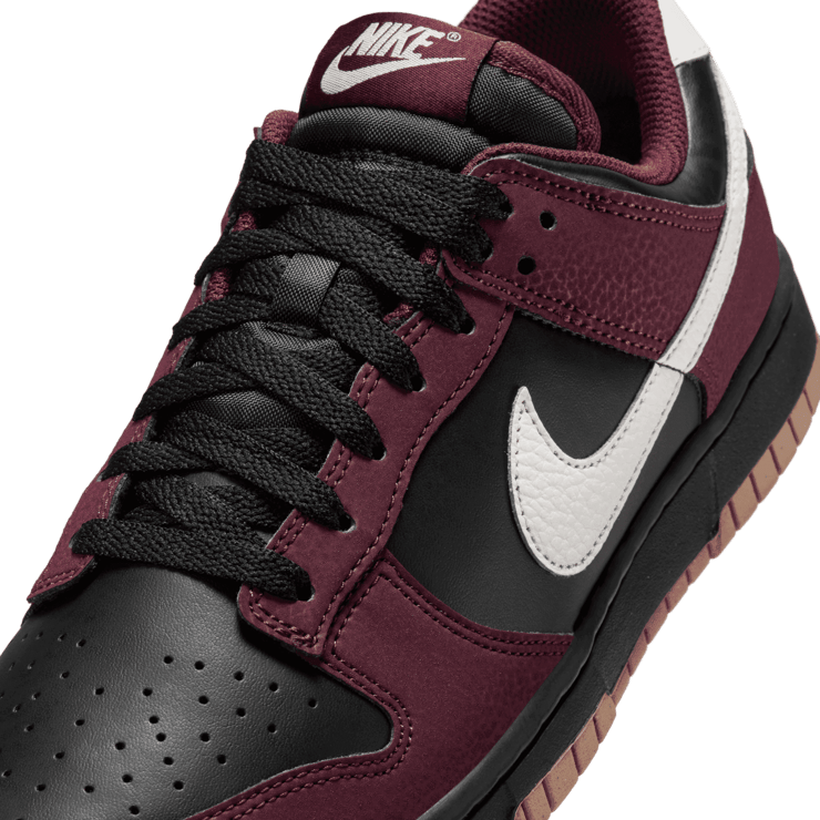 Nike Dunk Low NN Burgundy Crush Black (W) Angle 4