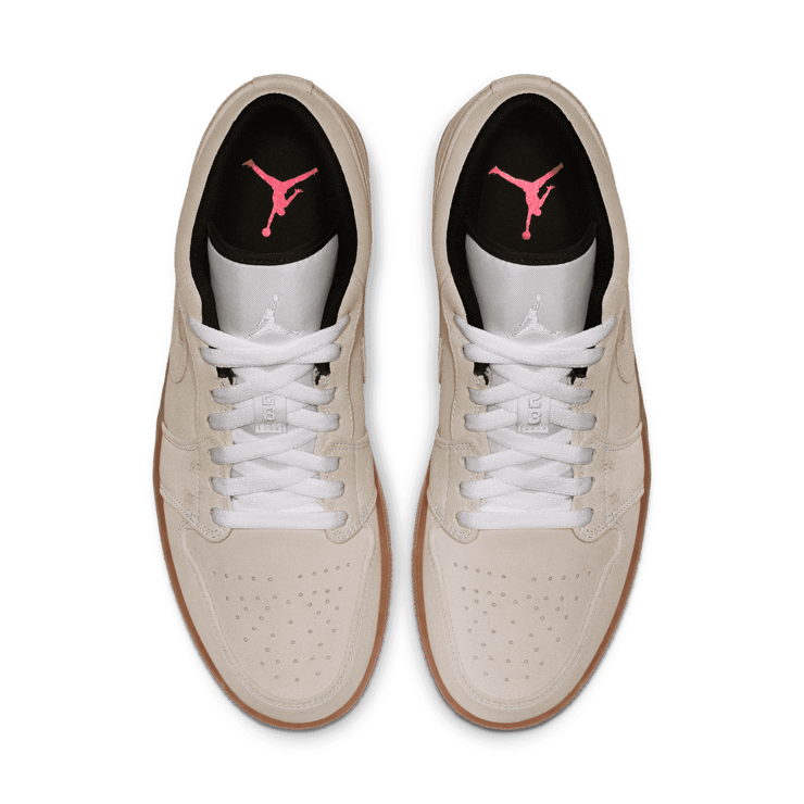 Jordan 1 Low White Gum Hyper Pink 553558 119 Raffles Where to Buy