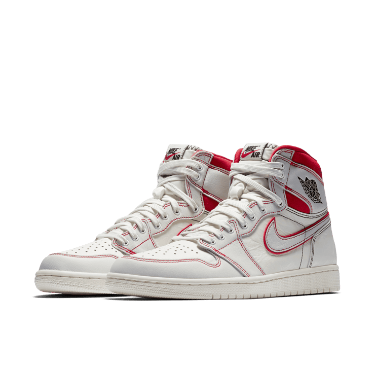 Jordan 1 Retro High Phantom Gym Red Angle 2