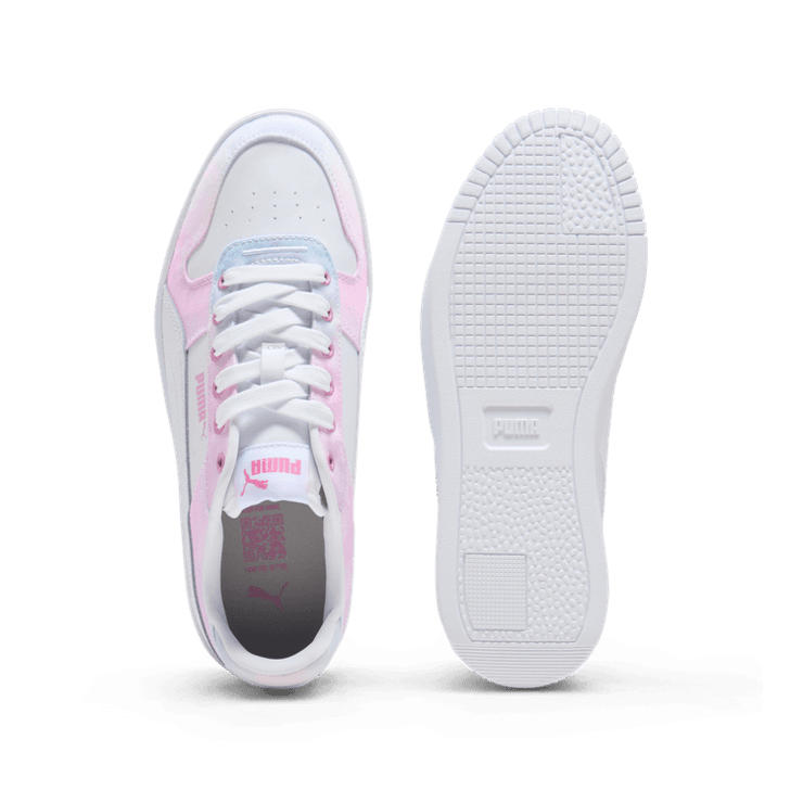 PUMA Carina Street Watercolor Sneakers in Mauved Out/White