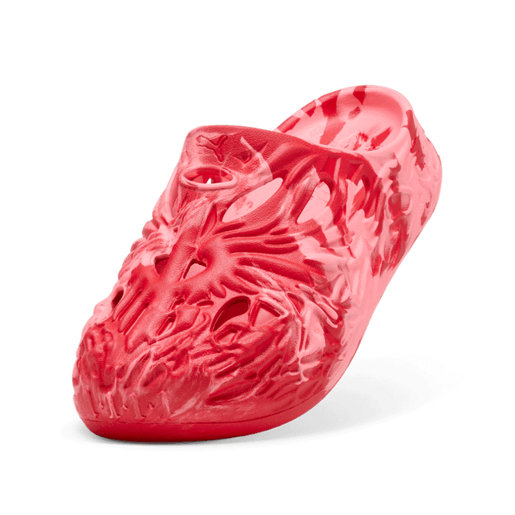 Puma MB.04 Slides Red Coral Angle 2