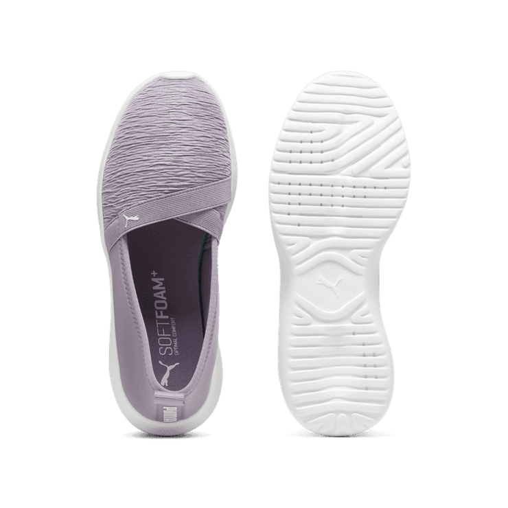 PUMA Adelina Ballet in Pale Plum/Feather Grey/White Angle 0