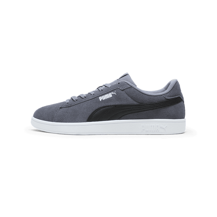 PUMA Smash 3.0 Sneakers in Grey Tile/Black/White Angle 1