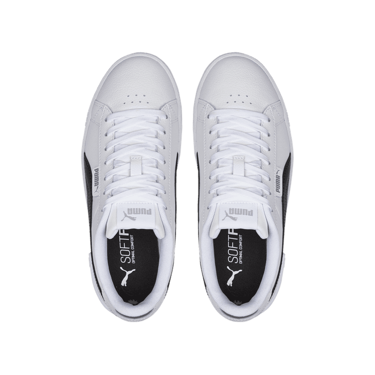 PUMA Jada Renew Sneakers in White/Black/Silver Angle 2