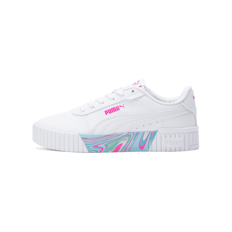 PUMA Carina 2.0 Whipped Dreams in White/Ravish (PS) Angle 1