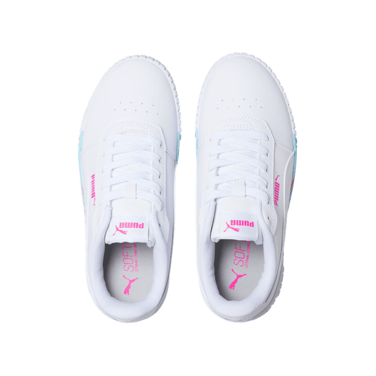 PUMA Carina 2.0 Whipped Dreams in White/Ravish (PS) Angle 2