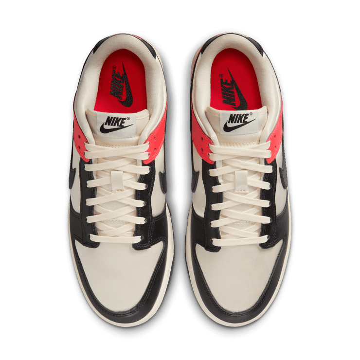 Nike Dunk Low Black Toe Bright Crimson (W) Angle 1