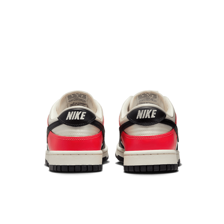 Nike Dunk Low Black Toe Bright Crimson (W) Angle 3