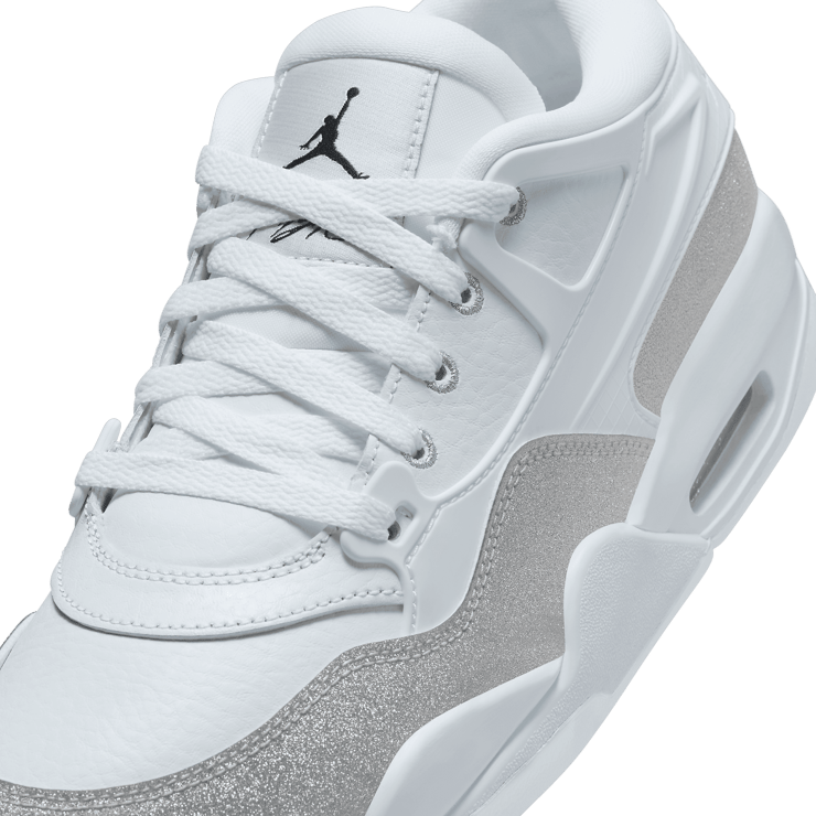 Air Jordan 4 RM White Silver Glitter (W) Angle 4