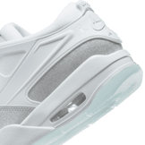 Air Jordan 4 RM White Silver Glitter (W) Angle 5