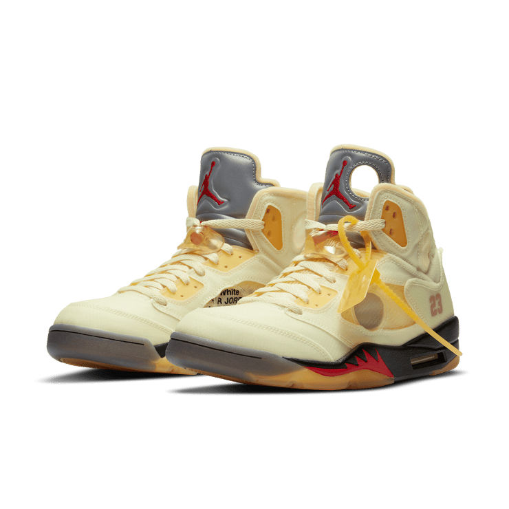 Jordan 5 Retro Off-White Sail Angle 2