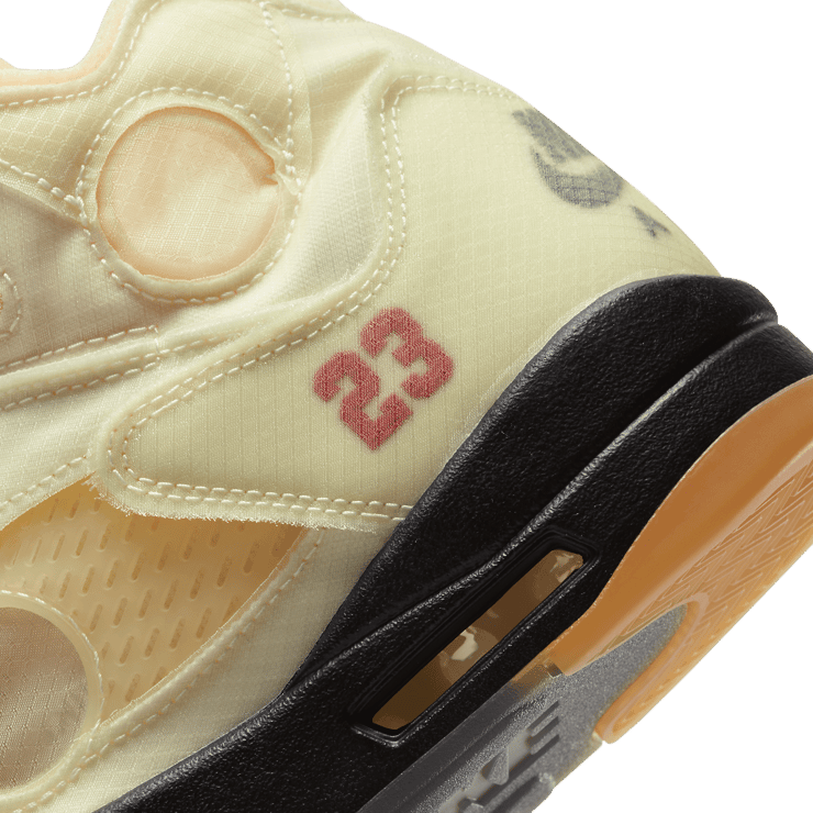 Jordan 5 Retro Off-White Sail Angle 5