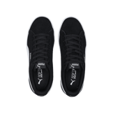 PUMA Vikky v3 Wide Sneakers in Black/White/Silver Angle 2