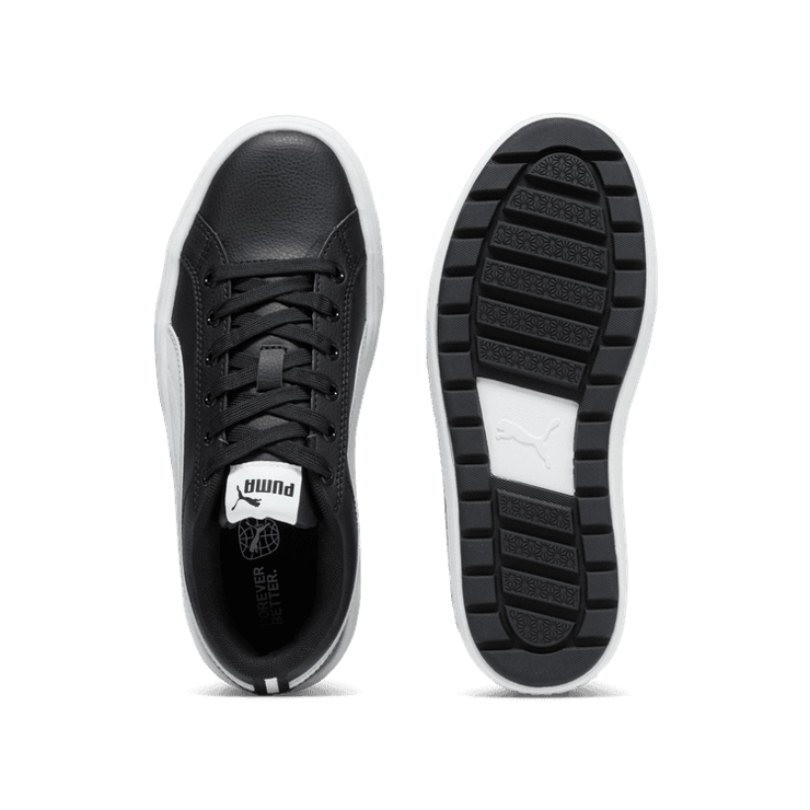 PUMA Kaia 2.0 Sneakers in Black/White/Ash Grey Angle 0