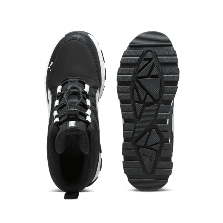 PUMA Evolve Puretex Boots in Black/Ash Grey/White (GS) Angle 0