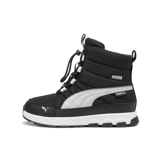 PUMA Evolve Puretex Boots in Black/Ash Grey/White (GS) Angle 1