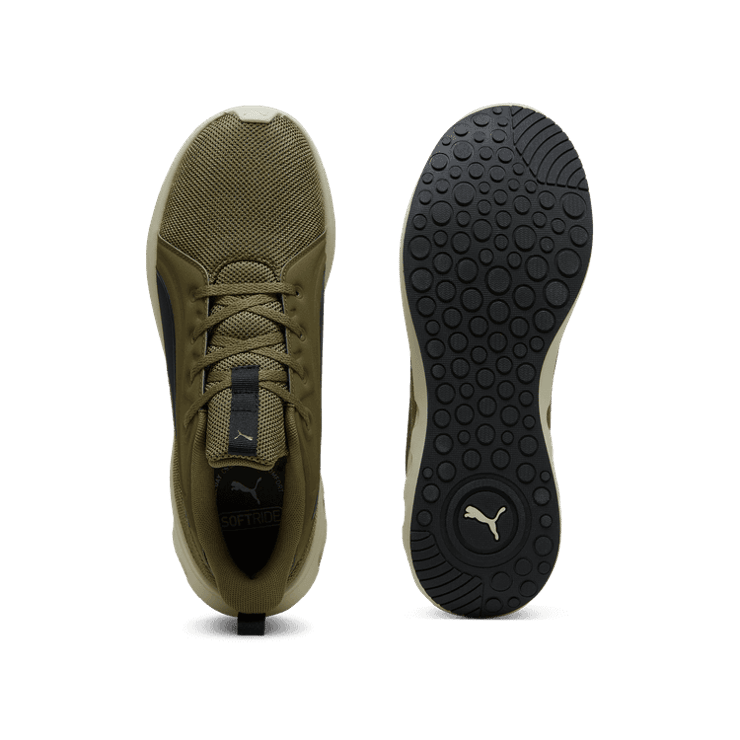 PUMA SOFTRIDE Carson in Olive/Black/Desert Dust Angle 0