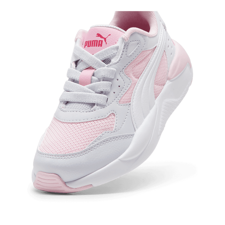 PUMA X-Ray Speed in Whisper Of Pink/White/Silver Mist (PS) Angle 2