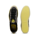 PUMA Scuderia Ferrari Suede Trippy Sneakers in Black/Speed Yellow Angle 0