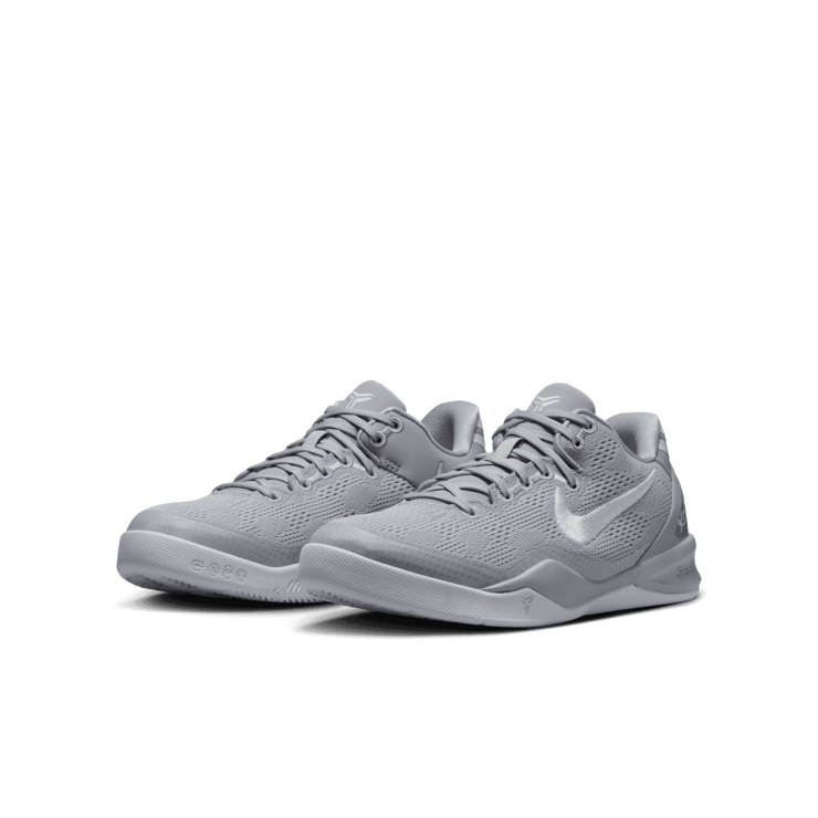 Nike Kobe 8 Protro Wolf Grey (GS) Angle 2