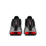Nike Shox R4 Black Metallic Silver Angle 3