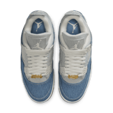 Air Jordan 4 Retro TEX Denim Worn Blue (W) Angle 1