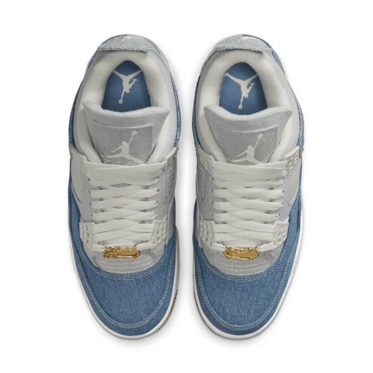 Air Jordan 4 Retro TEX Denim Worn Blue (W) Angle 1
