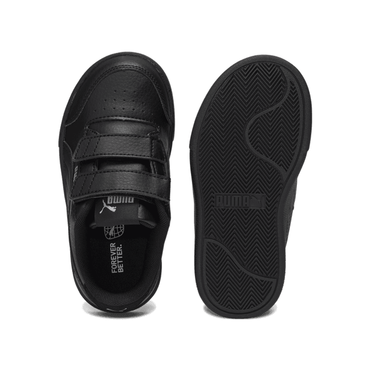 PUMA Shuffle Sneakers in Black/Silver (PS) Angle 0