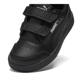 PUMA Shuffle Sneakers in Black/Silver (PS) Angle 2