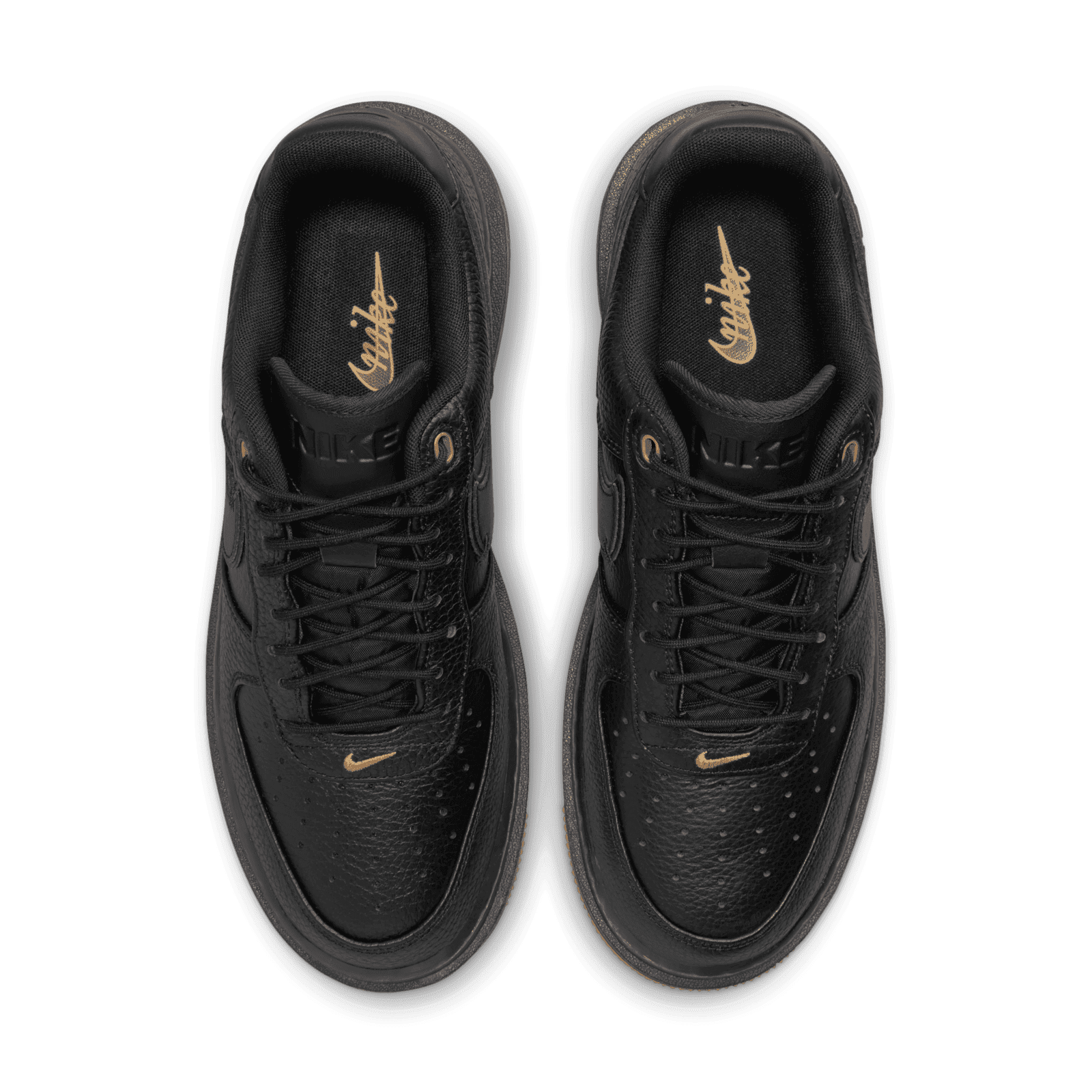 air force 1 luxe black gum