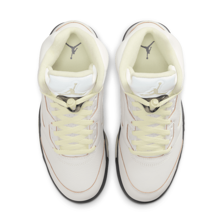 Air Jordan 5 Retro Sail Luminous Green (W) Angle 3