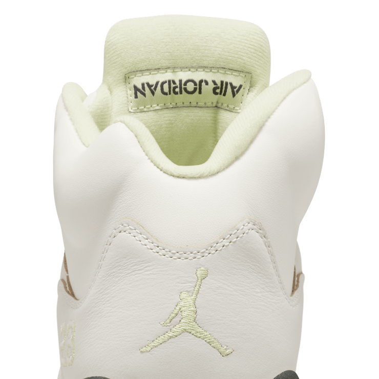 Air Jordan 5 Retro Sail Luminous Green (W) Angle 10